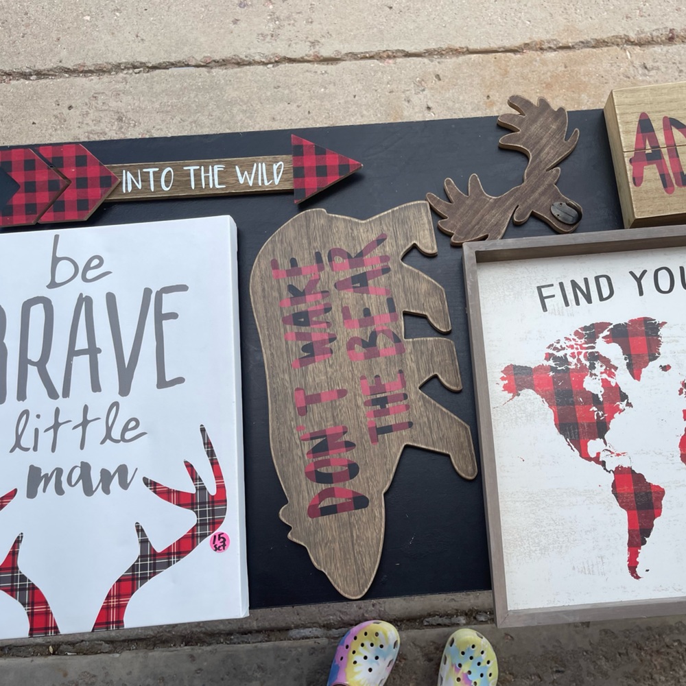 Hobby lobby frames (Nursery)